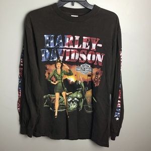 Harley Davidson Wisconsin long sleeve shirt size M